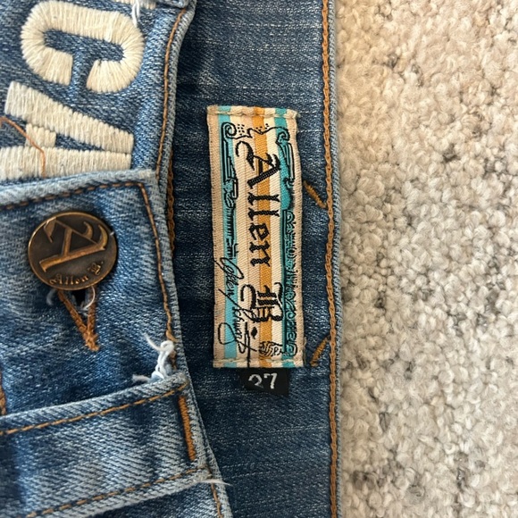 Allen B (Allen Schwartz) Y2K extremely rare “America” jeans size 27 - Picture 6 of 16